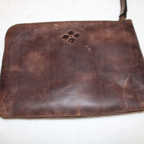 Patricia Nash Soft Leather Studded Wristlet Purse